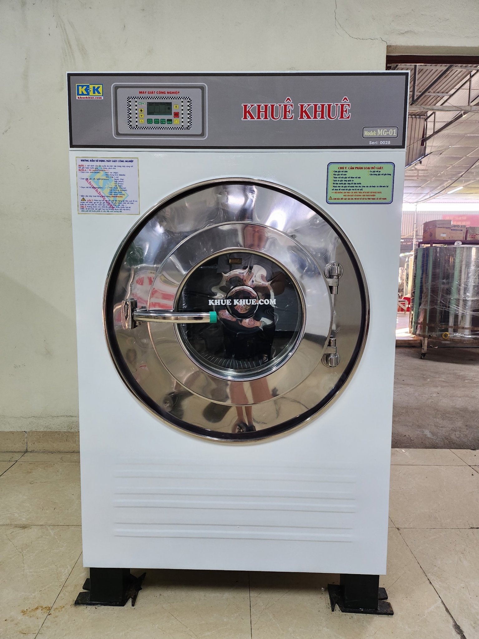 HƯỚNG DẪN SỬ DỤNG MÁY GIẶT CÔNG NGHIỆP